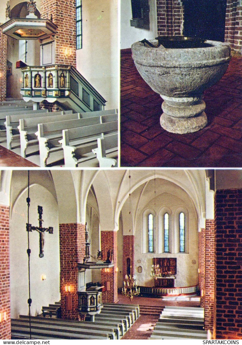 IGLESIA Cristianismo Religión Vintage Tarjeta Postal CPSM #PBQ224.A - Churches & Convents