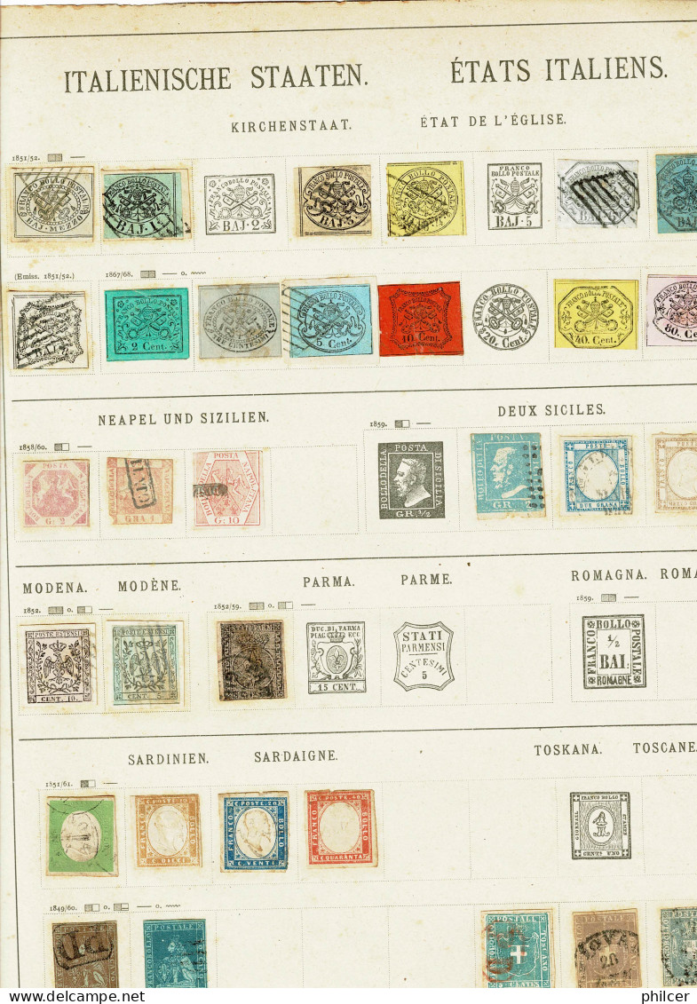 Italian States, 1858..., Used - Non Classés