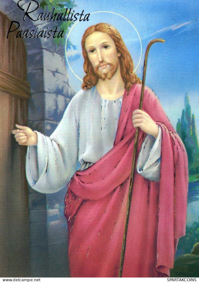 JESUS CHRIST Christianity Religion Vintage Postcard CPSM #PBP752.A - Jésus