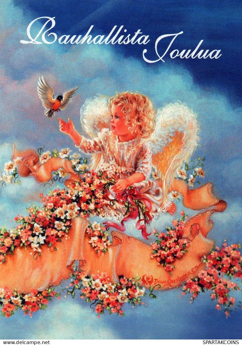 ANGELO Natale Vintage Cartolina CPSM #PBP549.A - Angels
