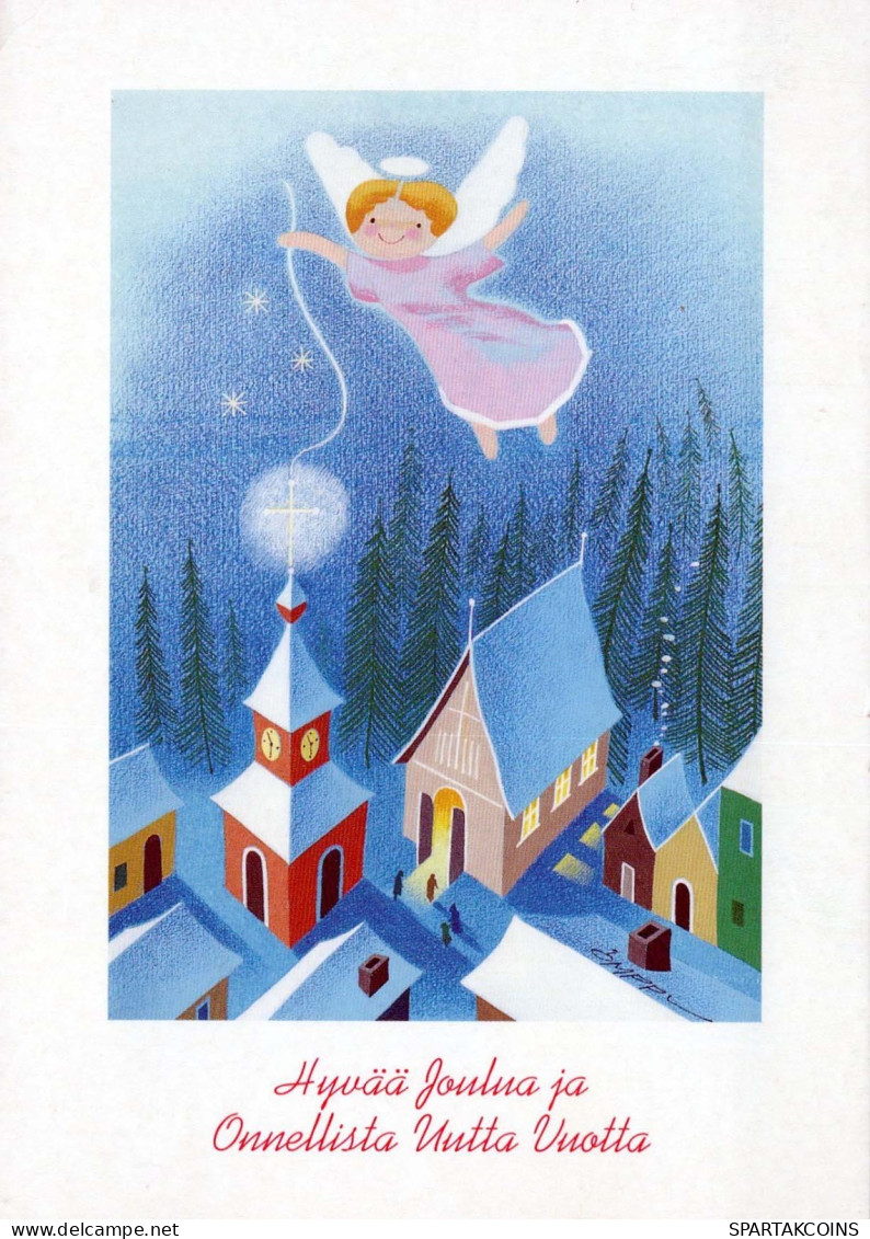 ANGEL Christmas Vintage Postcard CPSM #PBP462.A - Angels