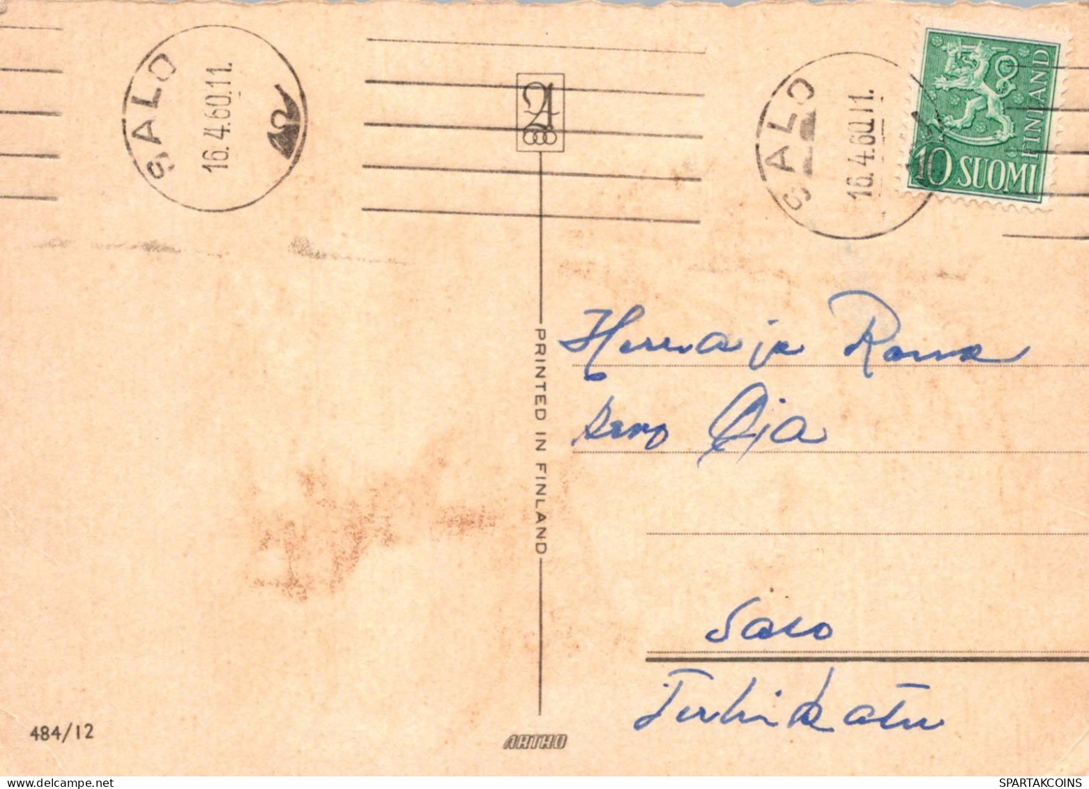 PÂQUES LAPIN Vintage Carte Postale CPSM #PBO364.A - Pâques