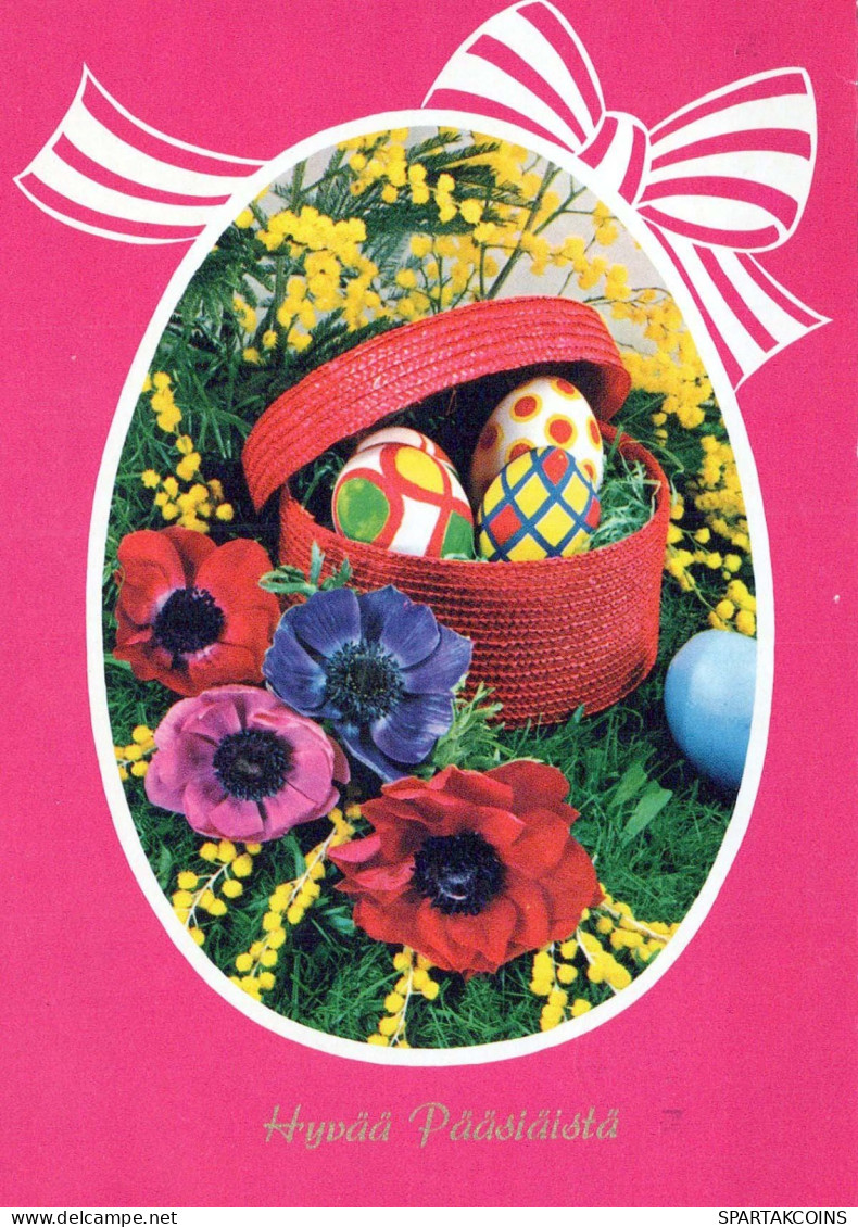 PÂQUES ŒUF Vintage Carte Postale CPSM #PBO169.A - Easter