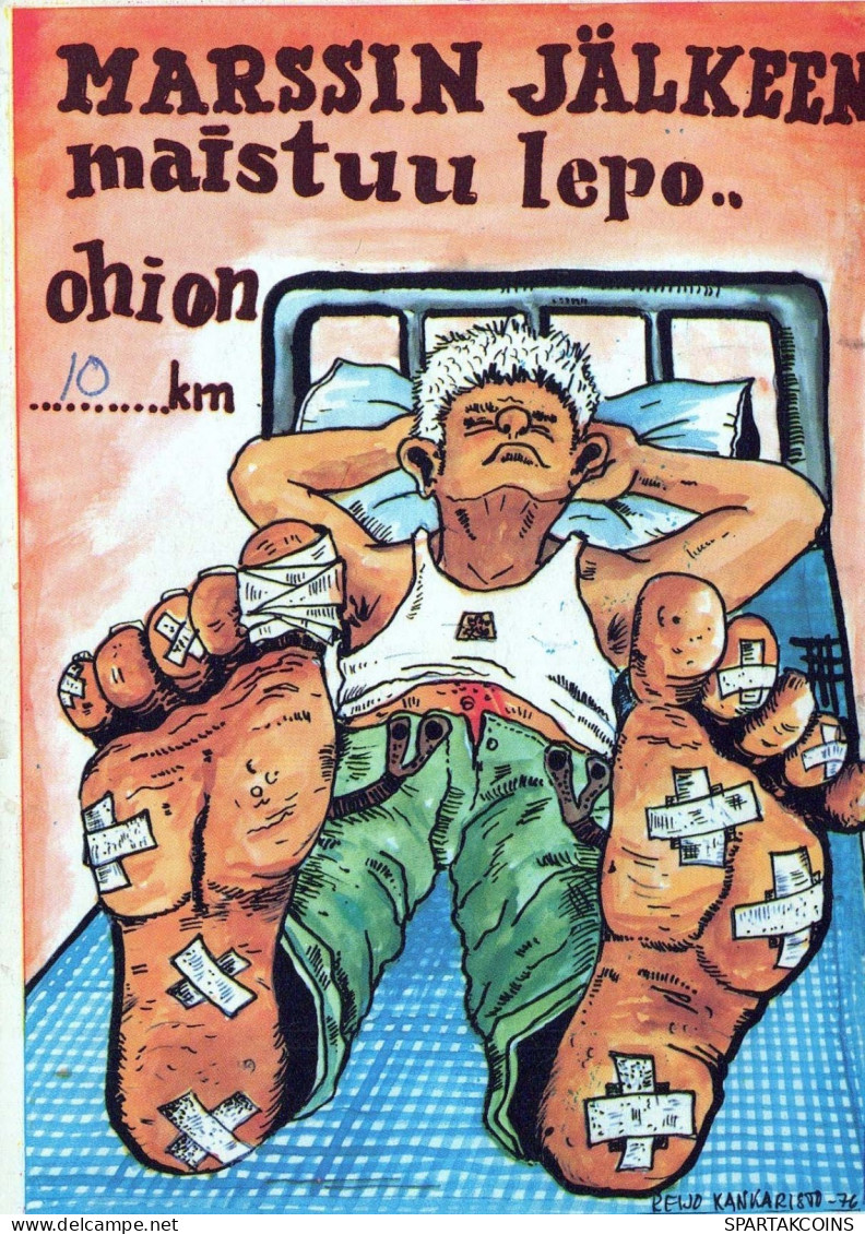 SOLDADOS HUMOR Militaria Vintage Tarjeta Postal CPSM #PBV819.A - Humoristiques