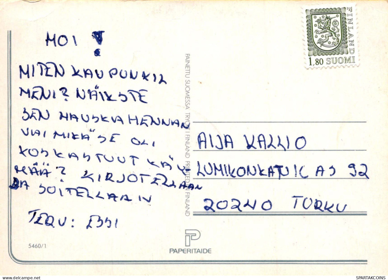 HUMOR DIBUJOS ANIMADOS Vintage Tarjeta Postal CPSM #PBV729.A - Humour