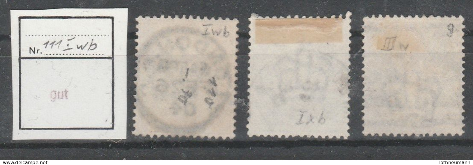 GB1902/06/11: Three Used Items Of 6 D EVII, De La Rueord. A. Chalk-surf. Pap, Somerset, Ord. Pap. Pale Redd. Purp.   O - Used Stamps