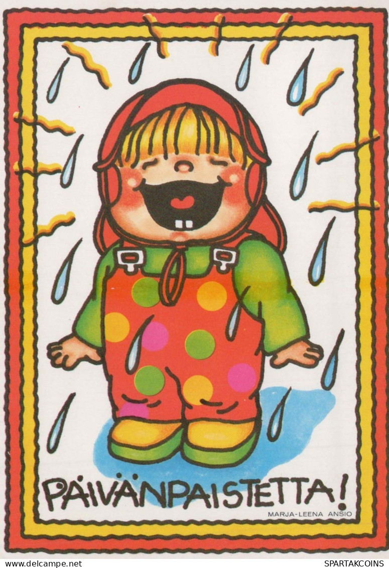 CHILDREN HUMOUR Vintage Postcard CPSM #PBV353.A - Humorkaarten