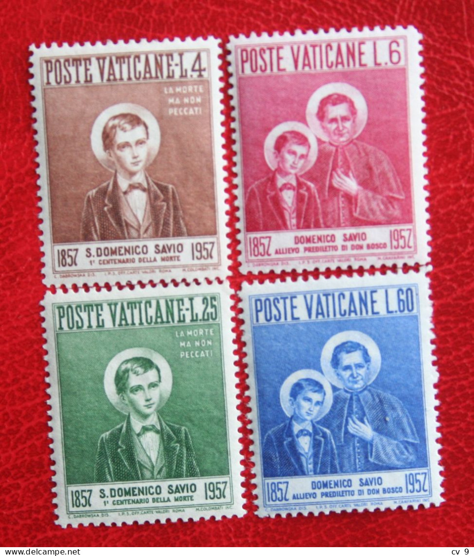 St. Domenico Savio 1957 Mi 266-269 Yv 237-240 Ongebruikt / MH * VATICANO VATICAN VATICAAN - Nuevos