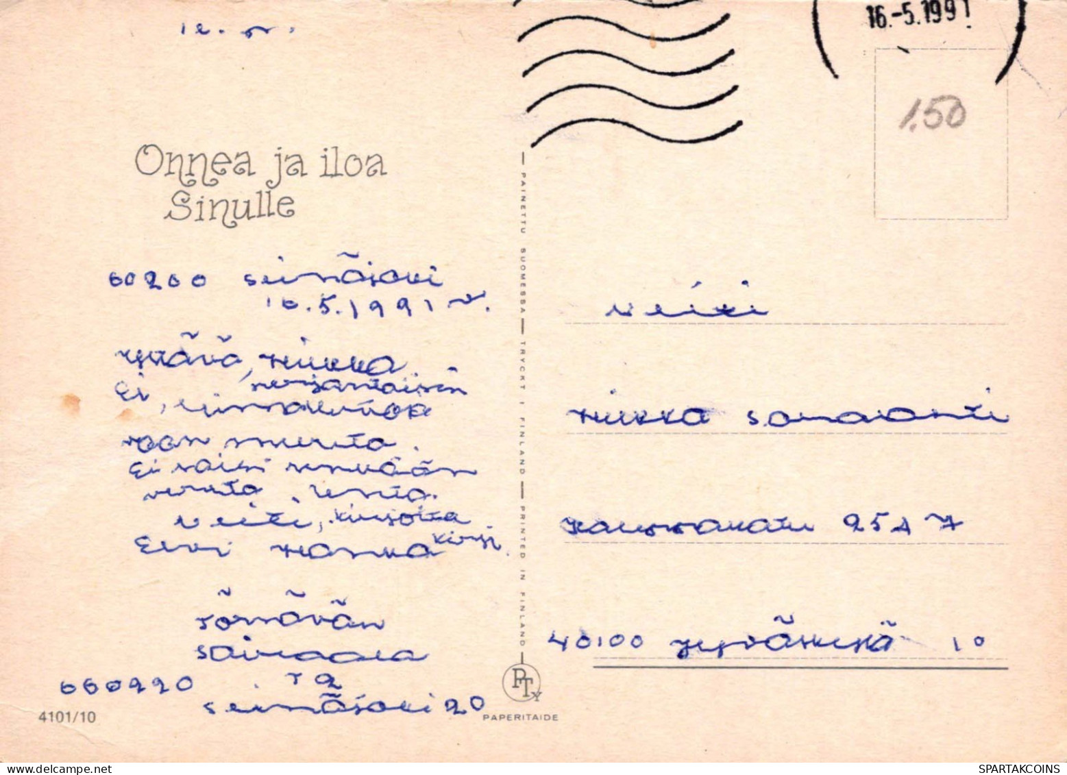 BUON COMPLEANNO 10 Años RAGAZZA BAMBINO Vintage Postal CPSM #PBT978.A - Geburtstag