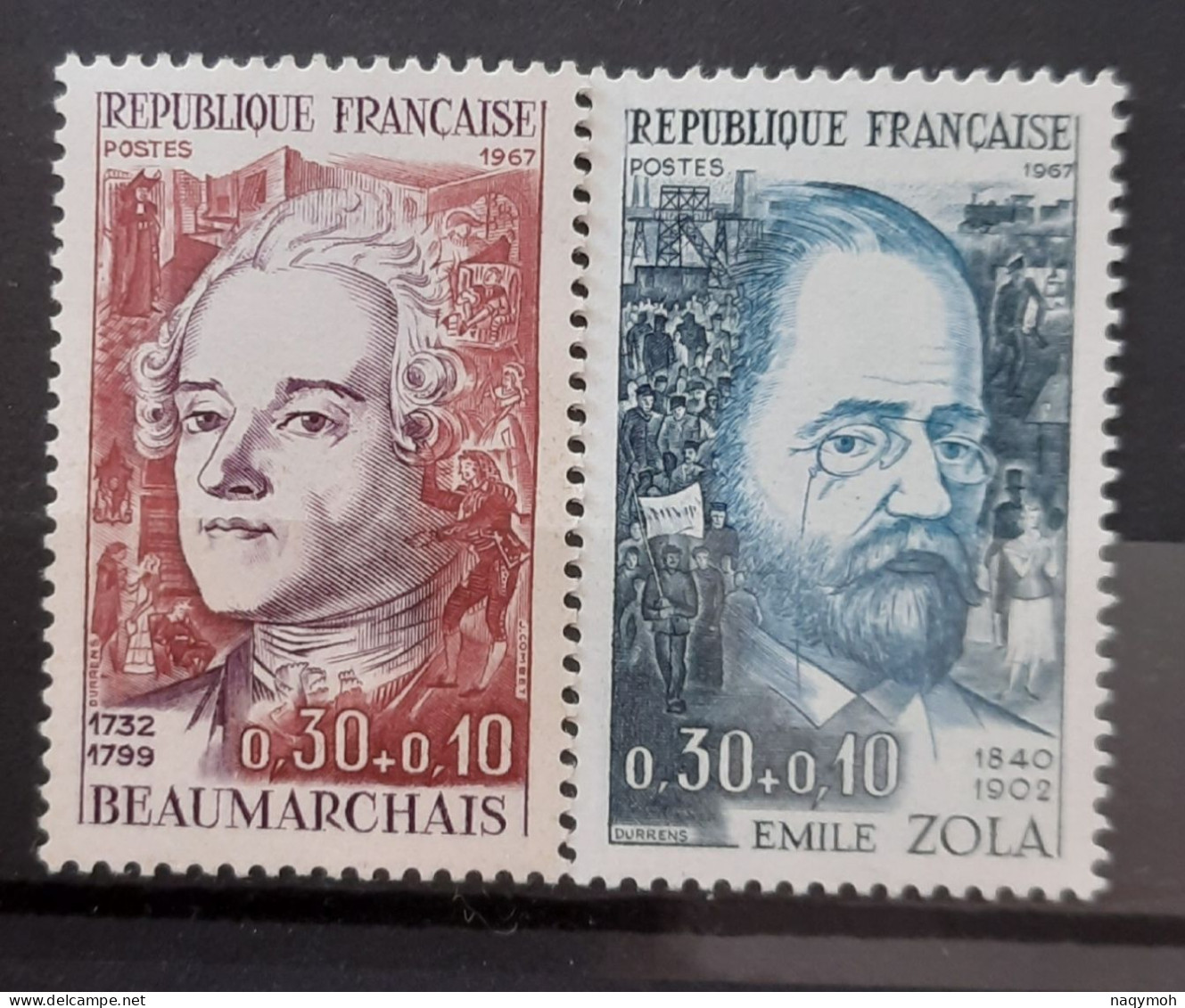 France Yvert 1511-1512** Année 1967 MNH. - Ongebruikt