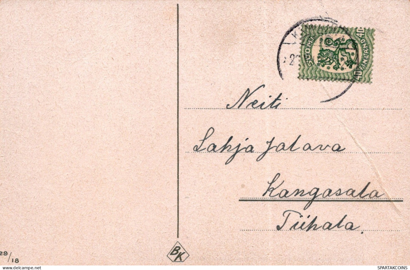 ÁNGEL NAVIDAD Vintage Antiguo Tarjeta Postal CPA #PAG654.A - Angeli