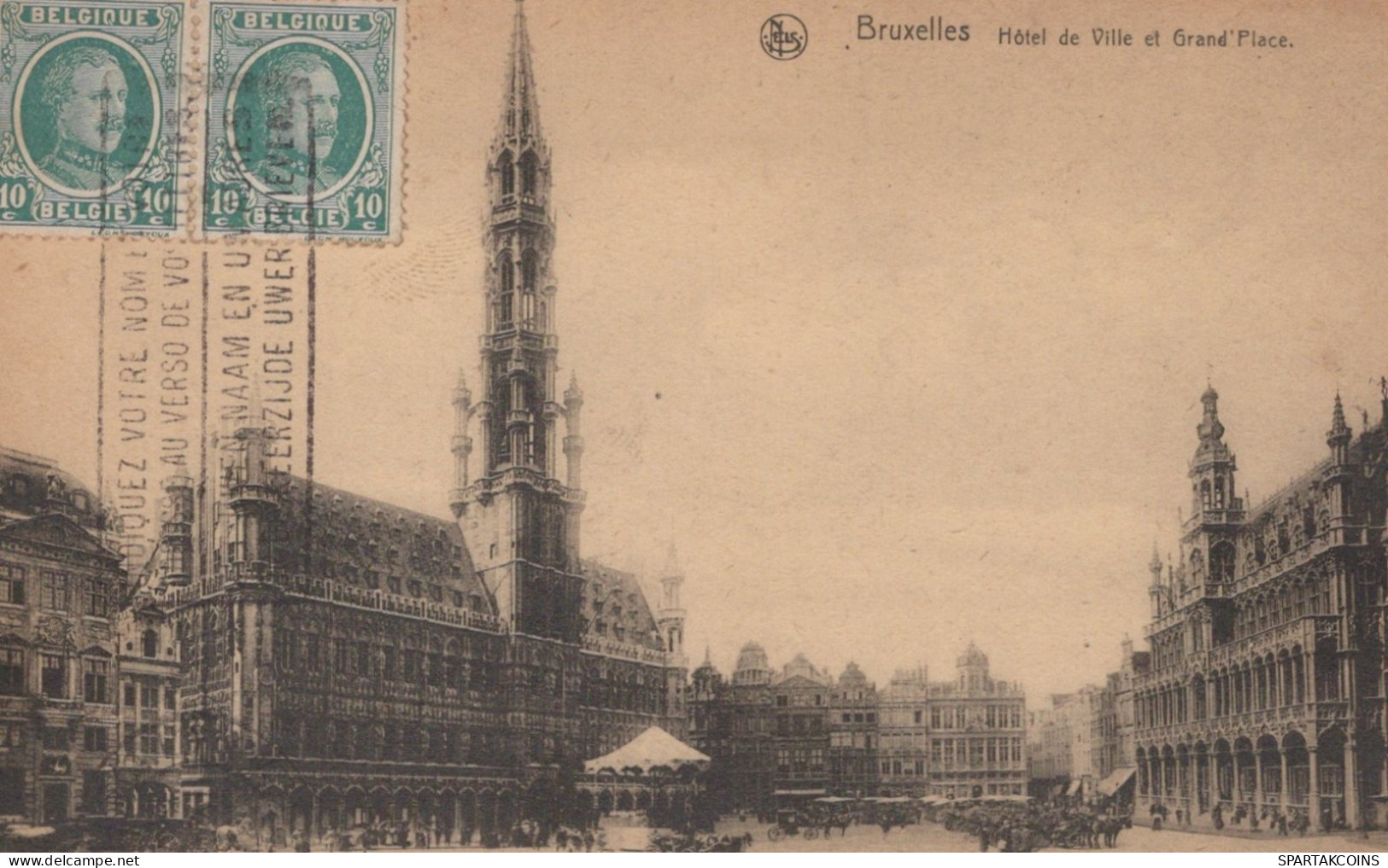 BELGIEN BRÜSSEL Postkarte CPA #PAD765.A - Bruxelles-ville