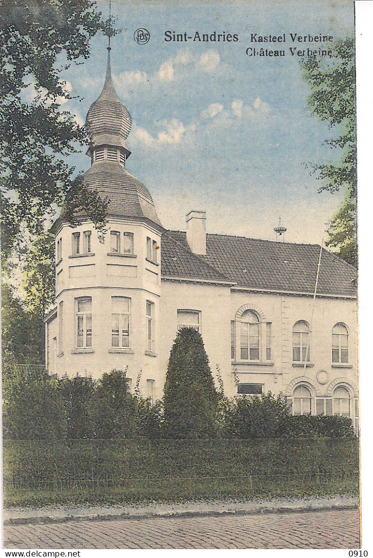 SINT ANDRIES " KASTEEL VERBEINE " GEKLEURDE PK - Brugge