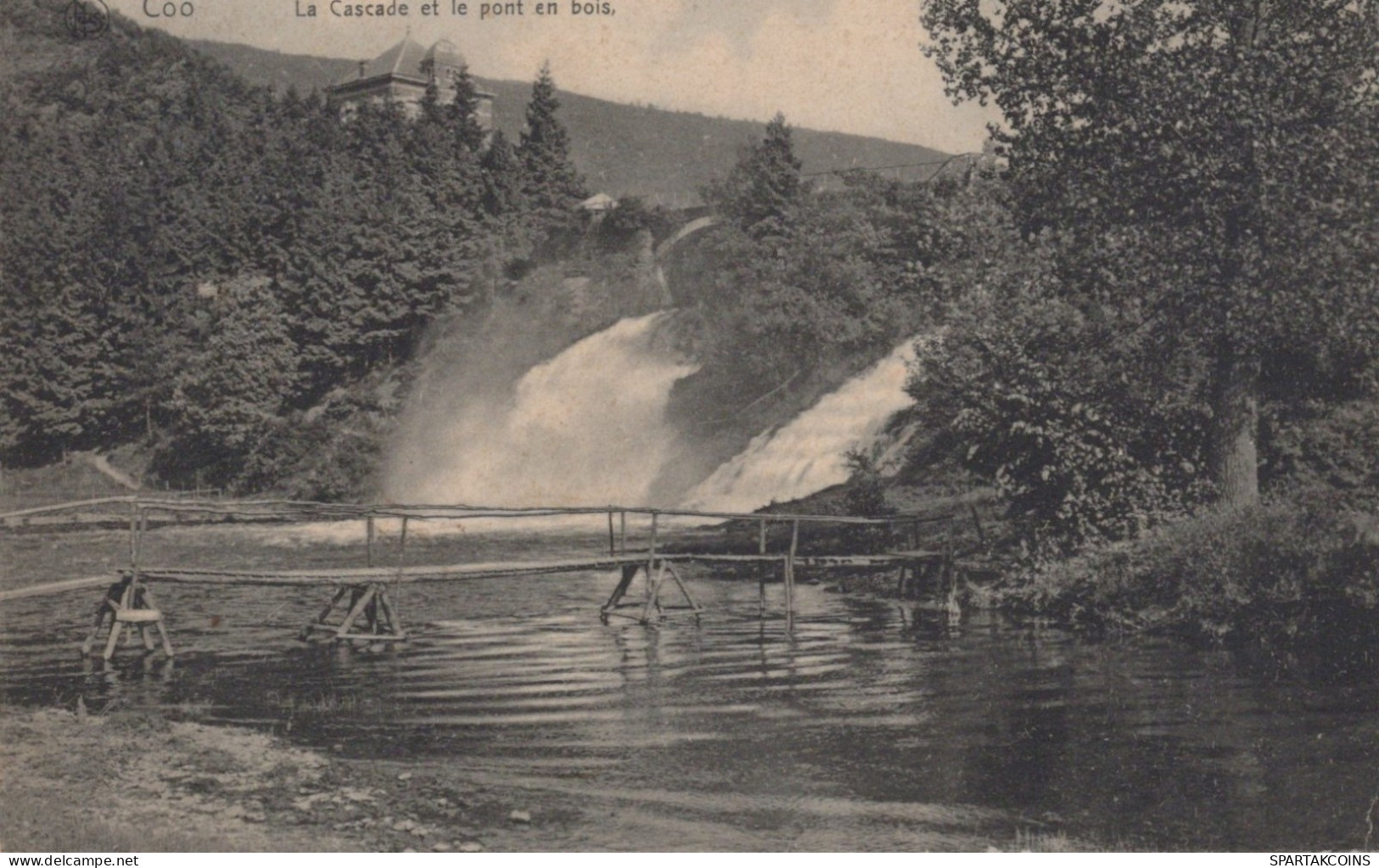 BELGIUM COO WATERFALL Province Of Liège Postcard CPA #PAD056.A - Stavelot
