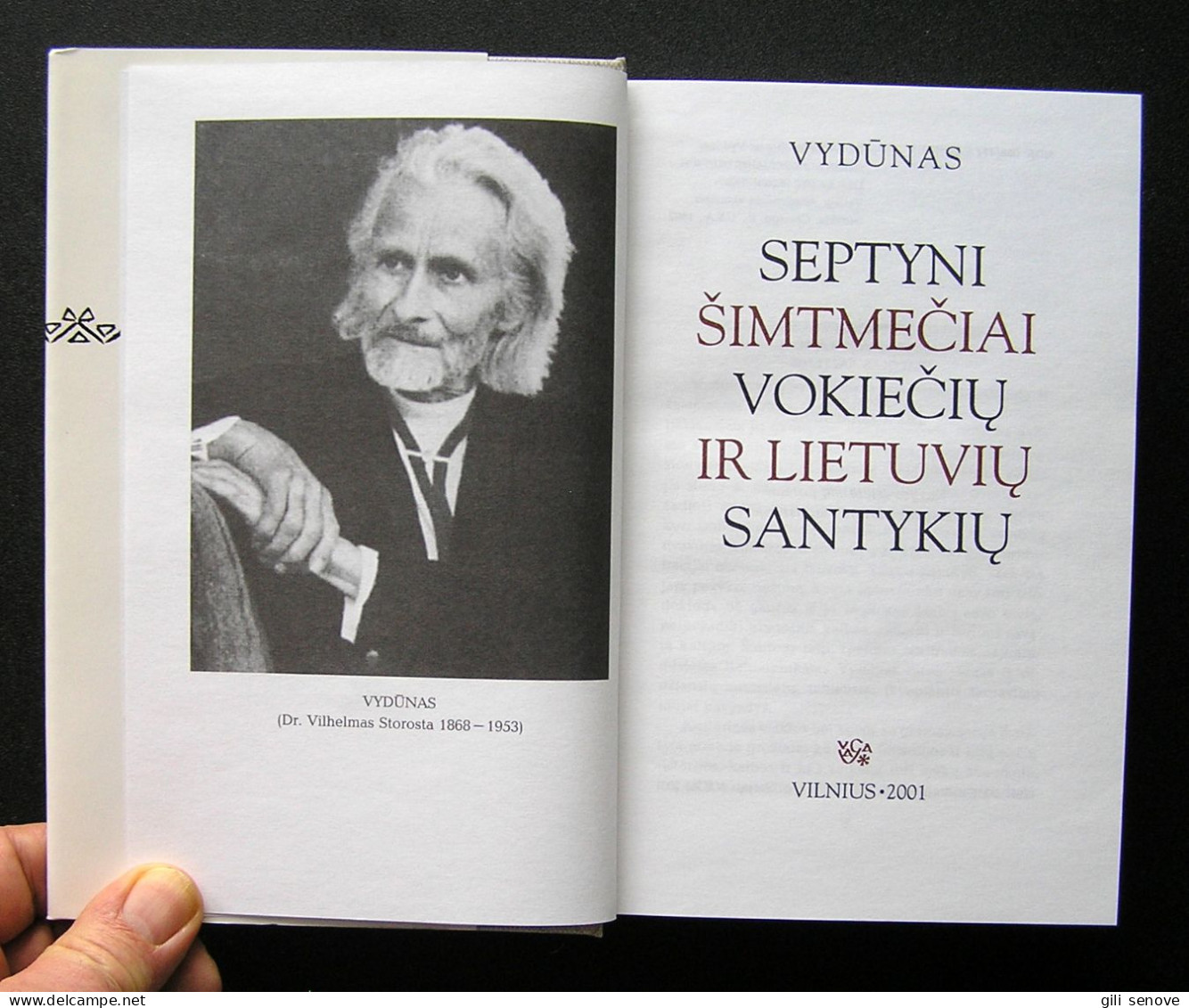 Lithuanian Book / Septyni šimtmečiai Vokiečių Ir Lietuvių Santykių By Vydūnas 2001 - Culture