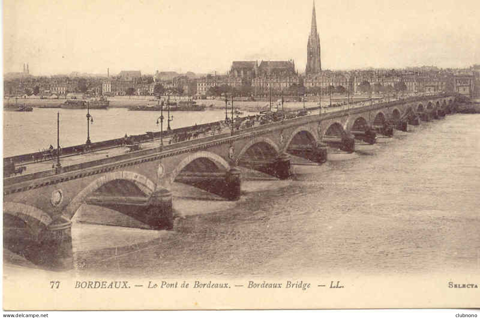 CPA - BORDEAUX - LE PONT DE BORDEAUX (PARFAIT ETAT) - Bordeaux