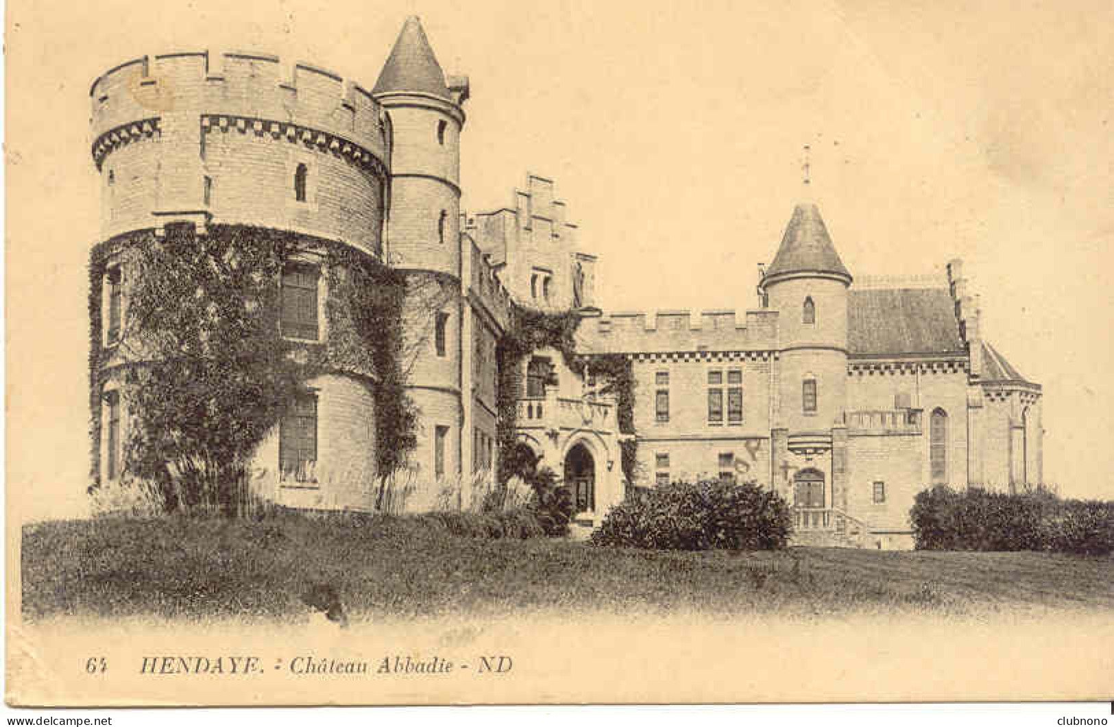 CPA - HENDAYE - CHATEAU ABBADIE (BEAU CLICHE) - Hendaye