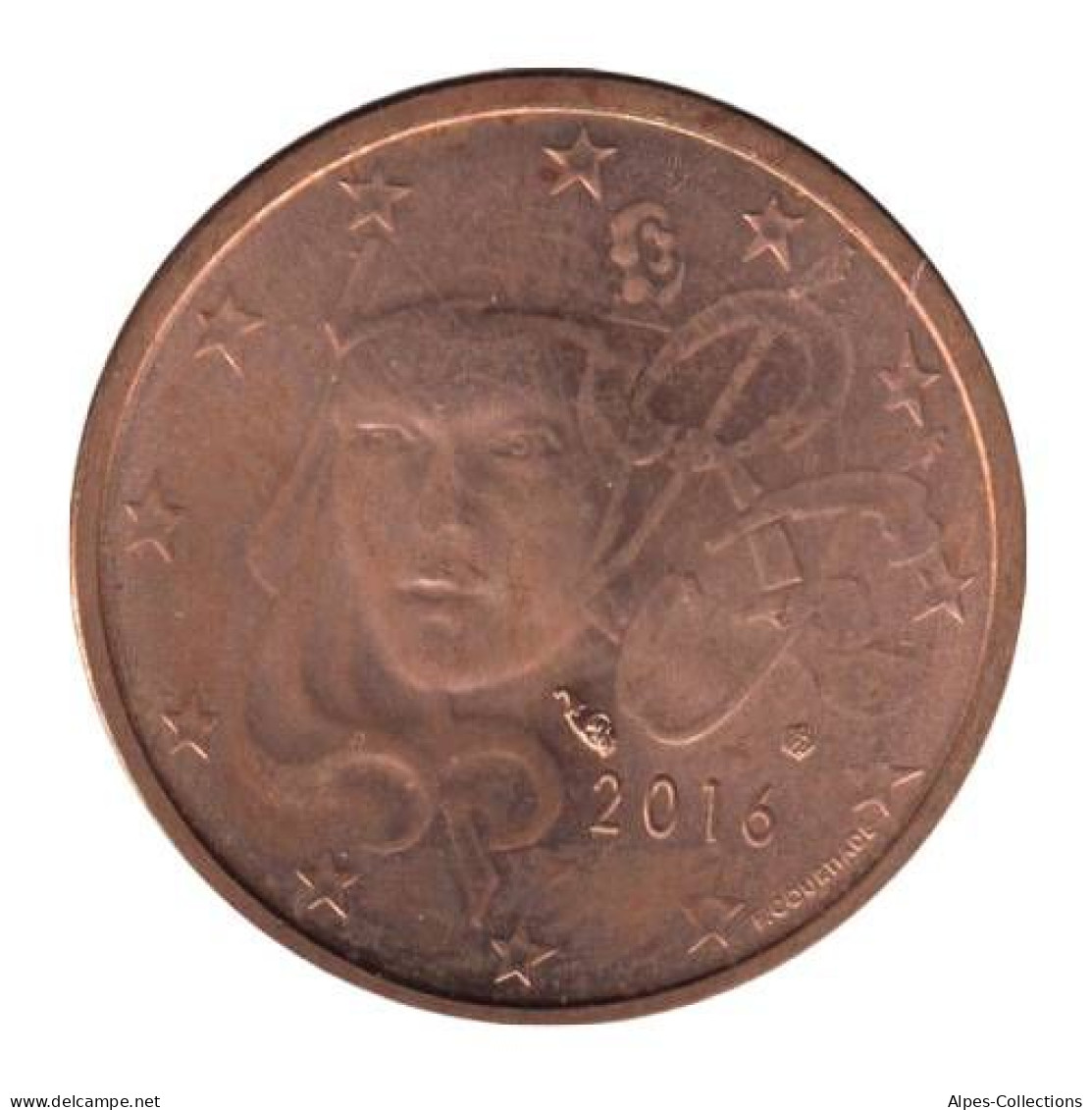 FR00216.1 - FRANCE - 2 Cents - 2016 - Francia