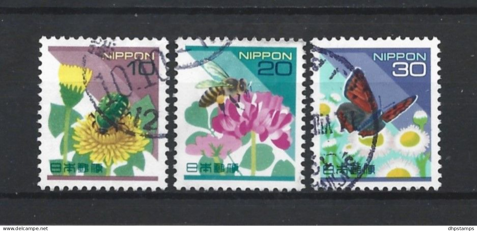 Japan 1997 Insects Y.T. 2388/2390 (0) - Used Stamps