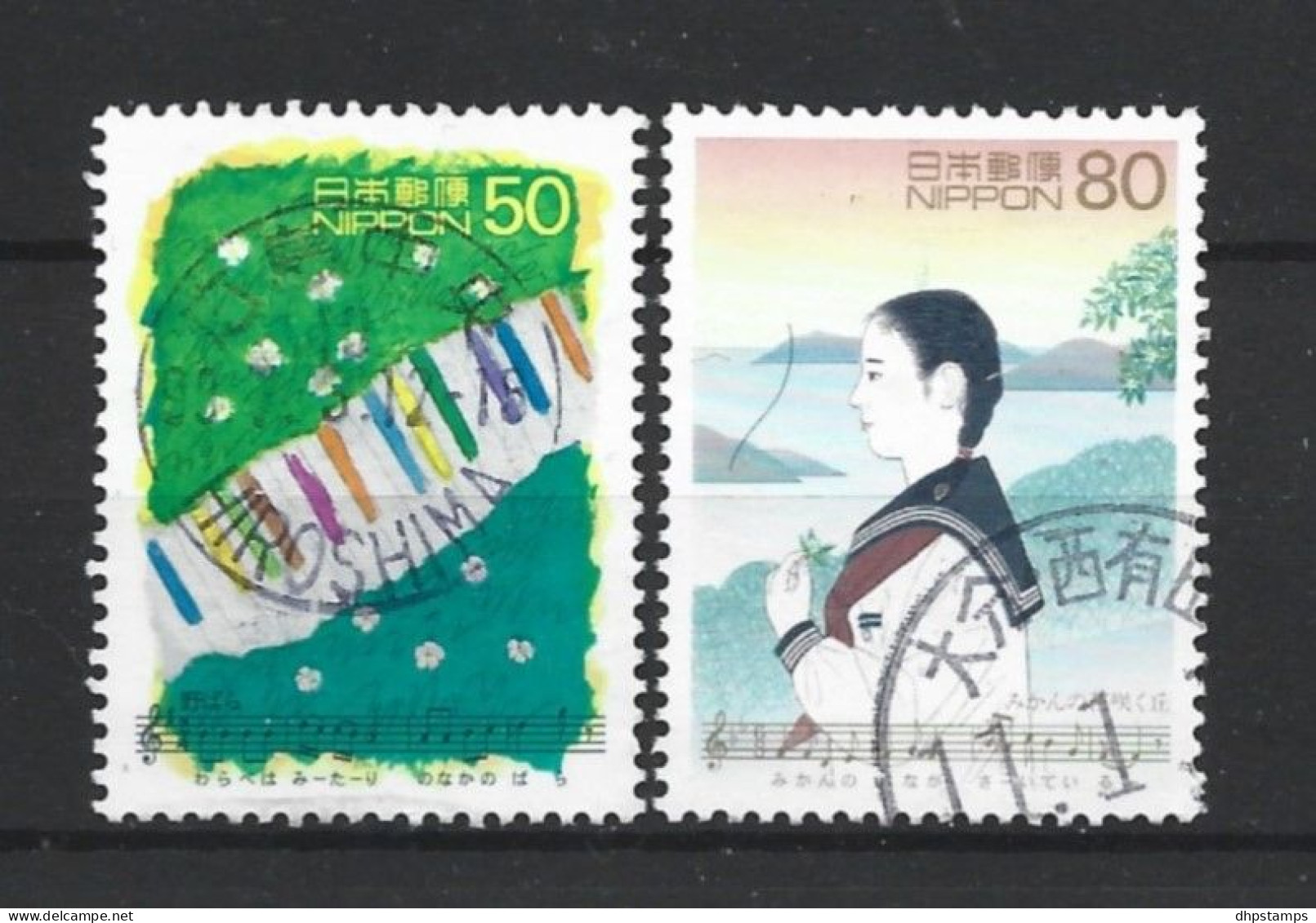 Japan 1998 Favourite Songs  Y.T. 2445/2446 (0) - Used Stamps