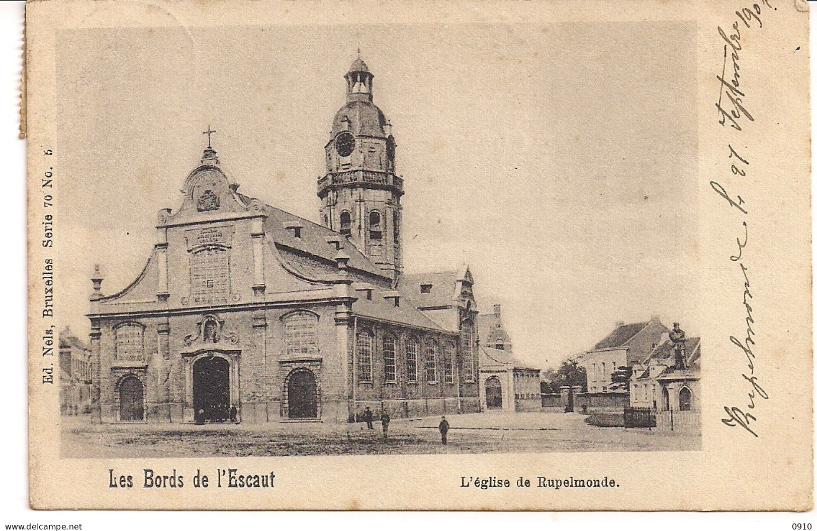 RUPELMONDE-HAMME " DE KERK-L'EGLISE " ED.NELS SERI E 70 N°5 - Hamme