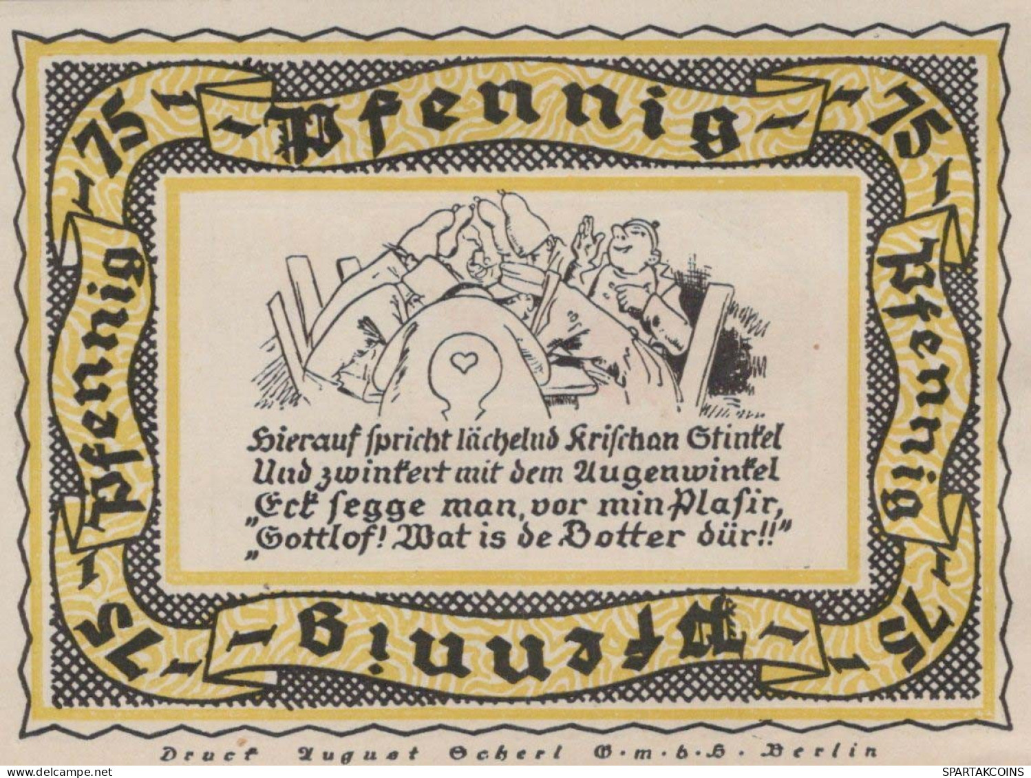 75 PFENNIG 1921 Stadt STOLZENAU Hanover DEUTSCHLAND Notgeld Banknote #PJ082 - Lokale Ausgaben