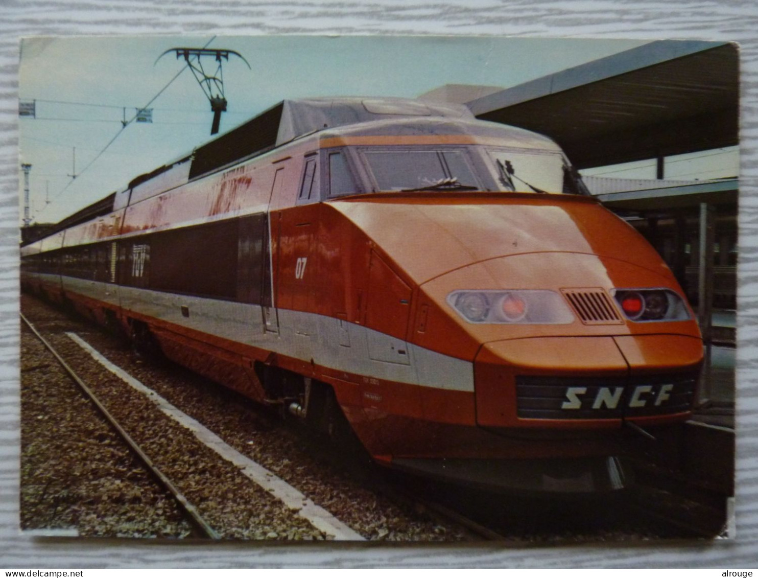 CP: TGV De La SNCF, Photo De J-E. Pinet - Trains