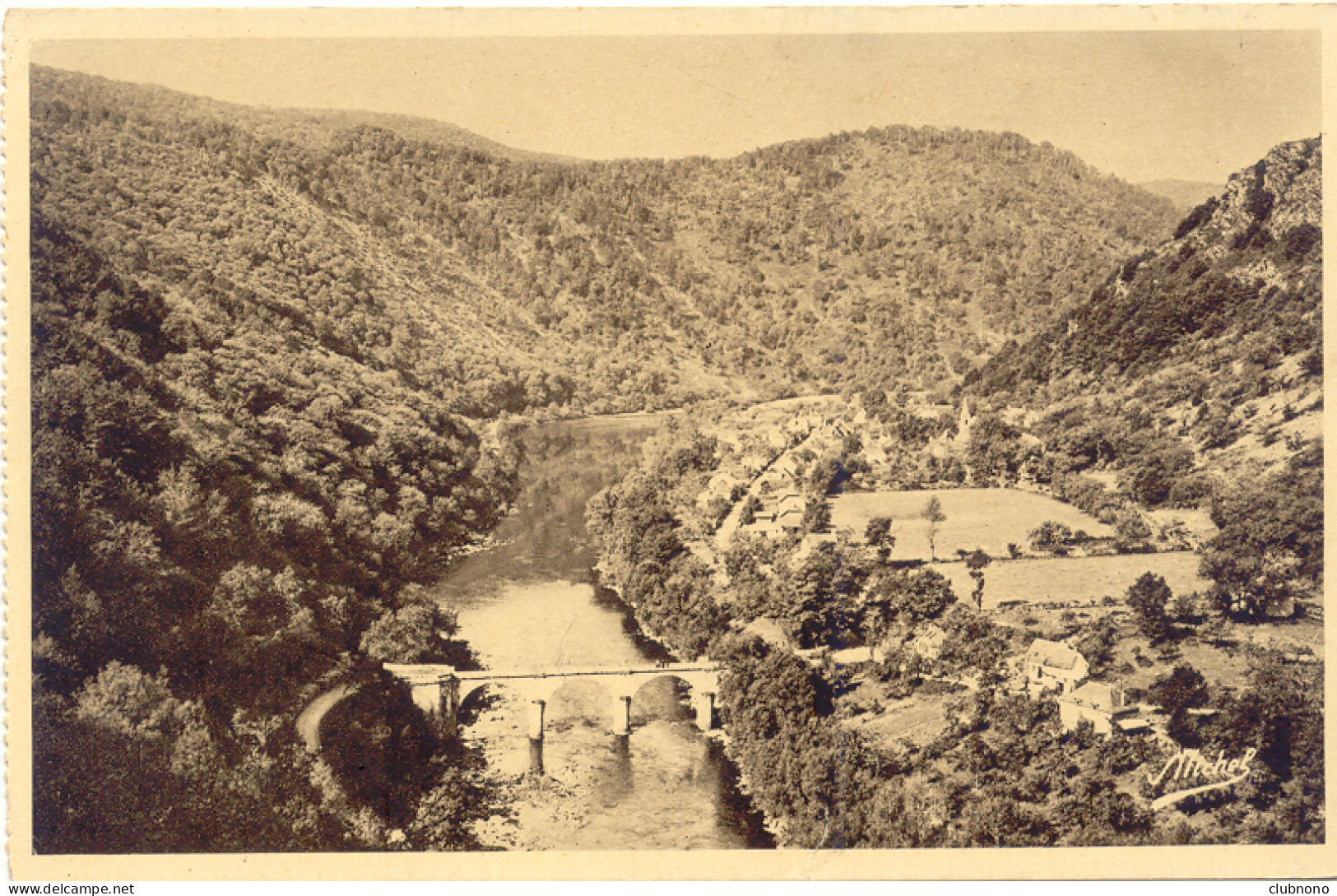 CPA - SPONTOUR (COMMUNE DE SOURZAC) - VUE GENERALE - Autres & Non Classés