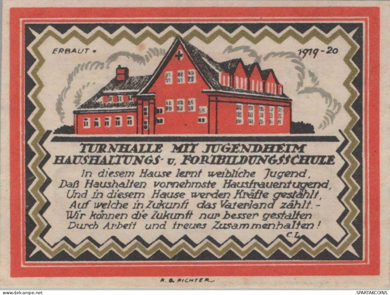 75 PFENNIG 1921 Stadt BÜDELSDORF Schleswig-Holstein UNC DEUTSCHLAND #PA317 - [11] Emissions Locales