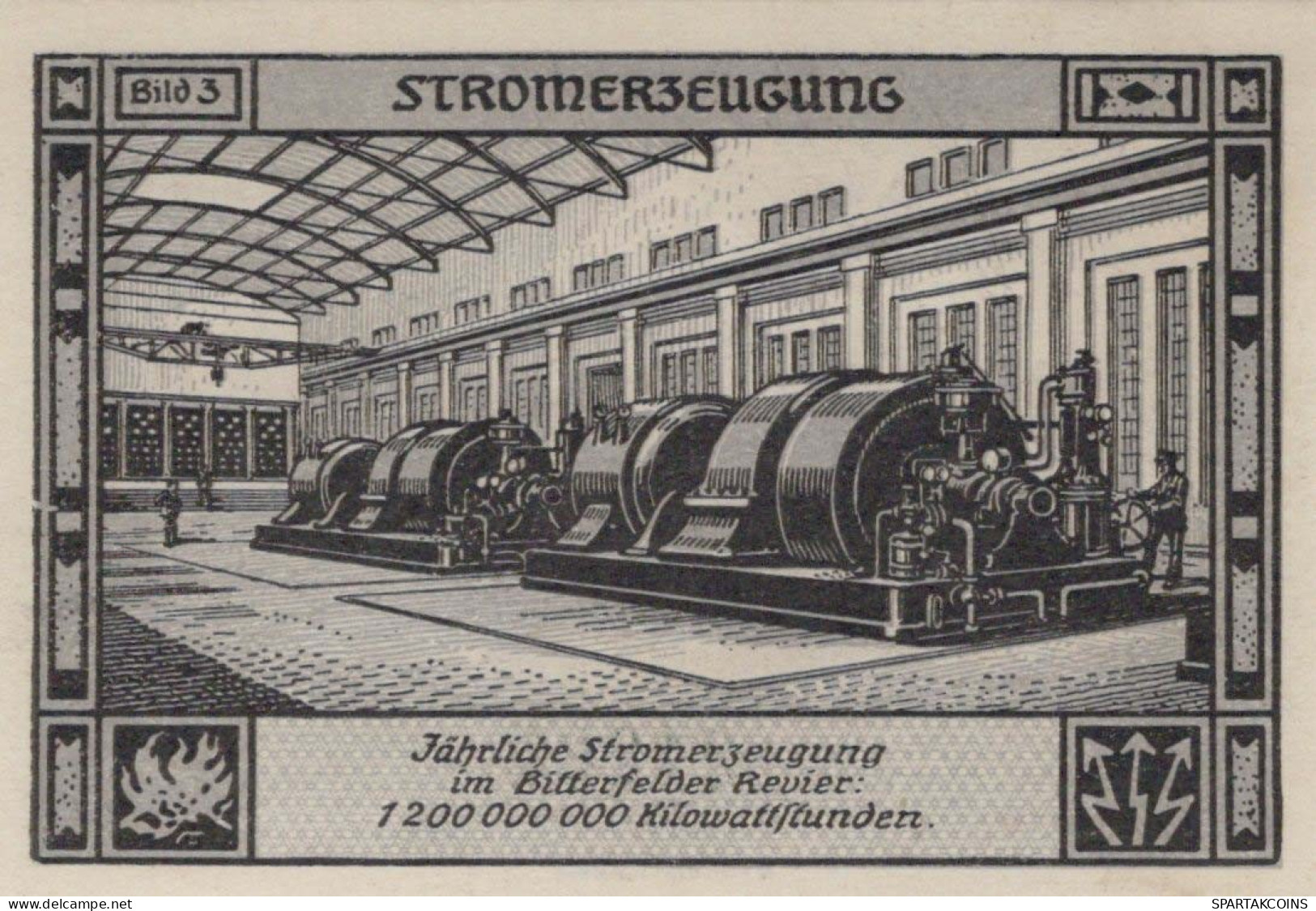 75 PFENNIG 1921 Stadt BITTERFIELD Westphalia UNC DEUTSCHLAND Notgeld #PA230 - [11] Emissioni Locali