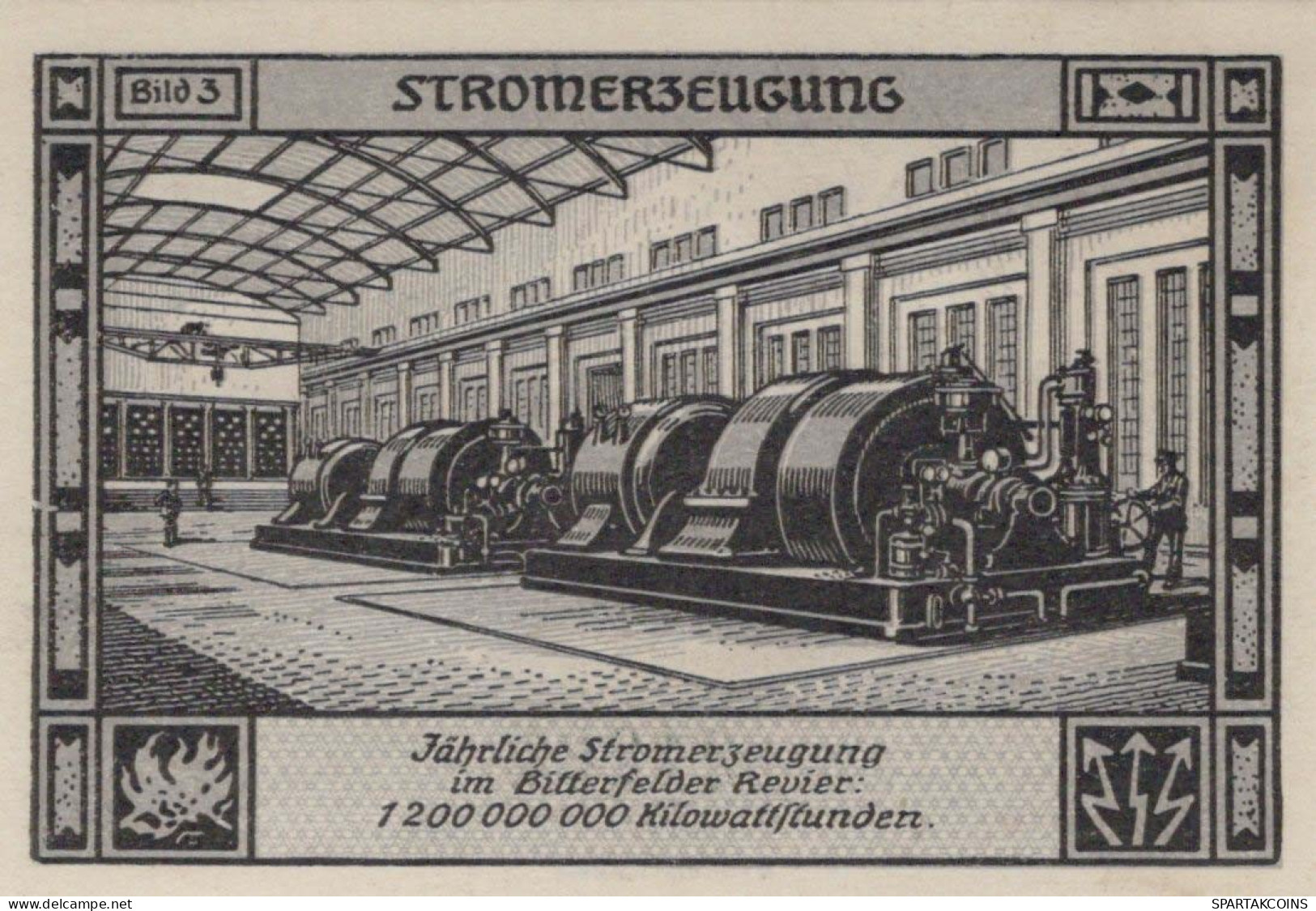 75 PFENNIG 1921 Stadt BITTERFIELD Westphalia UNC DEUTSCHLAND Notgeld #PA230 - [11] Emissions Locales