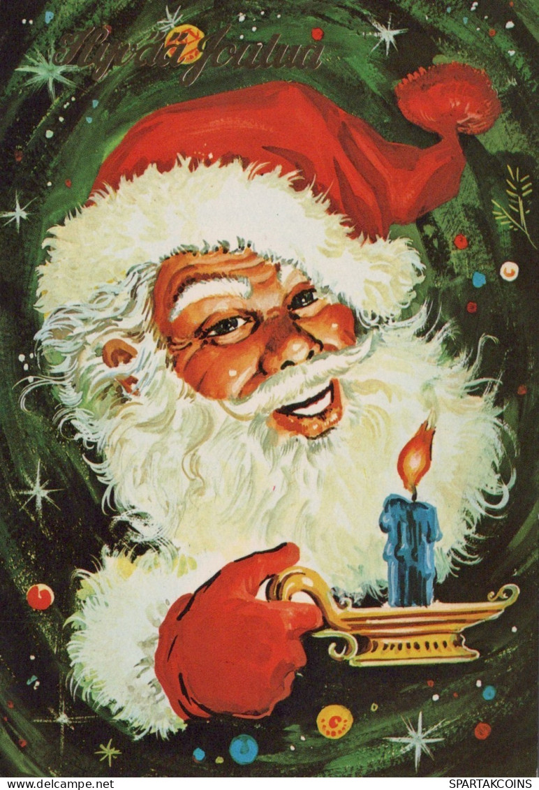 SANTA CLAUS CHRISTMAS Holidays Vintage Postcard CPSM #PAJ786.GB - Santa Claus