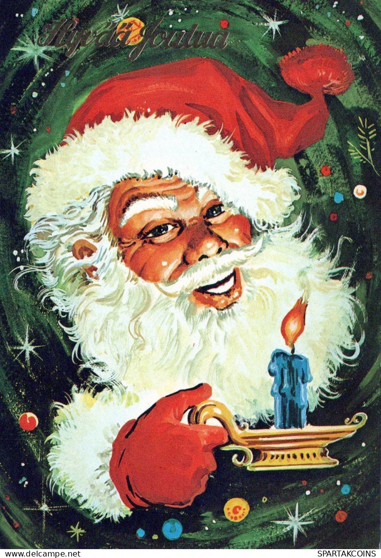 SANTA CLAUS CHRISTMAS Holidays Vintage Postcard CPSM #PAJ786.GB - Santa Claus
