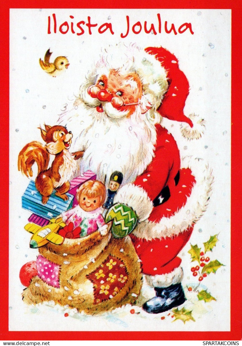 SANTA CLAUS CHRISTMAS Holidays Vintage Postcard CPSM #PAJ513.GB - Santa Claus