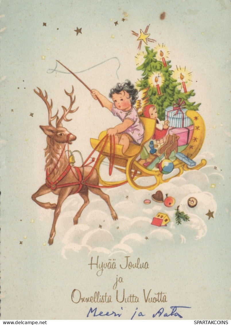 ANGEL CHRISTMAS Holidays Vintage Postcard CPSM #PAJ060.GB - Engel
