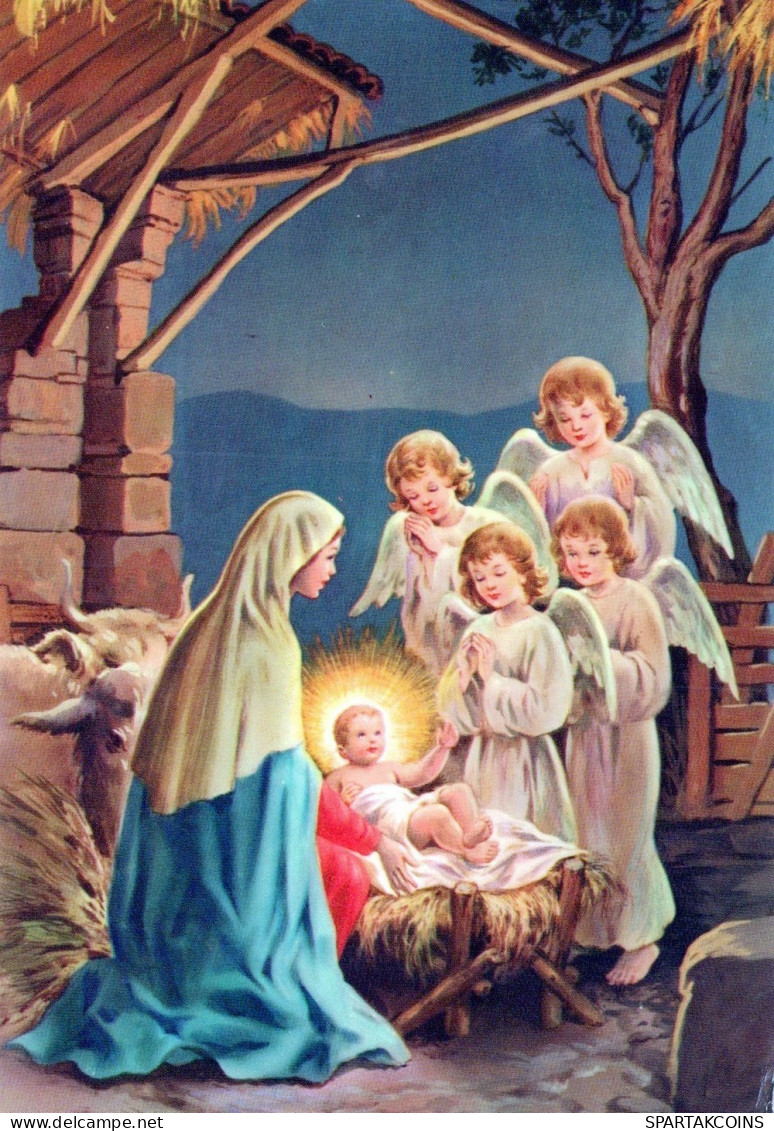 ANGEL CHRISTMAS Holidays Vintage Postcard CPSM #PAH804.GB - Angeli