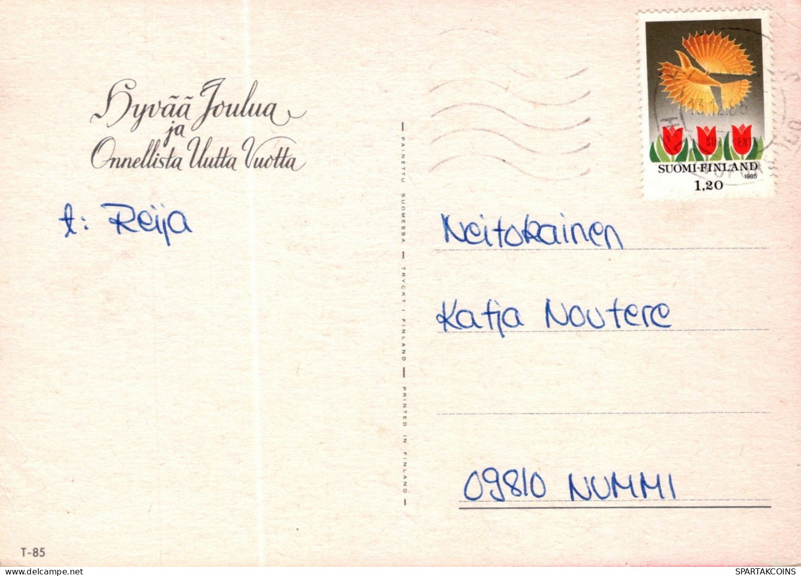 ANGEL CHRISTMAS Holidays Vintage Postcard CPSM #PAJ380.GB - Engelen