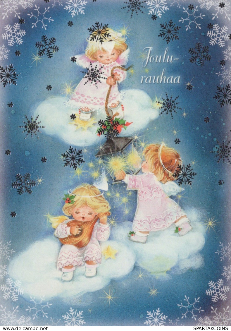ANGEL CHRISTMAS Holidays Vintage Postcard CPSM #PAH179.GB - Anges