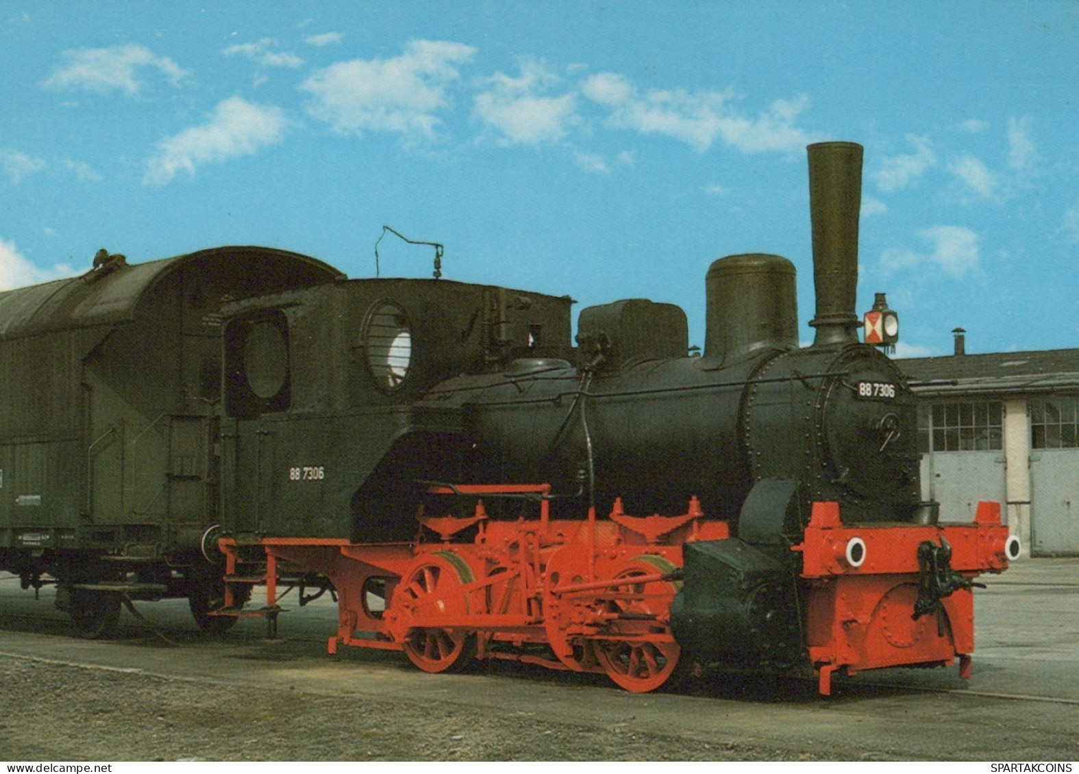 TRAIN RAILWAY Transport Vintage Postcard CPSM #PAA866.GB - Treni