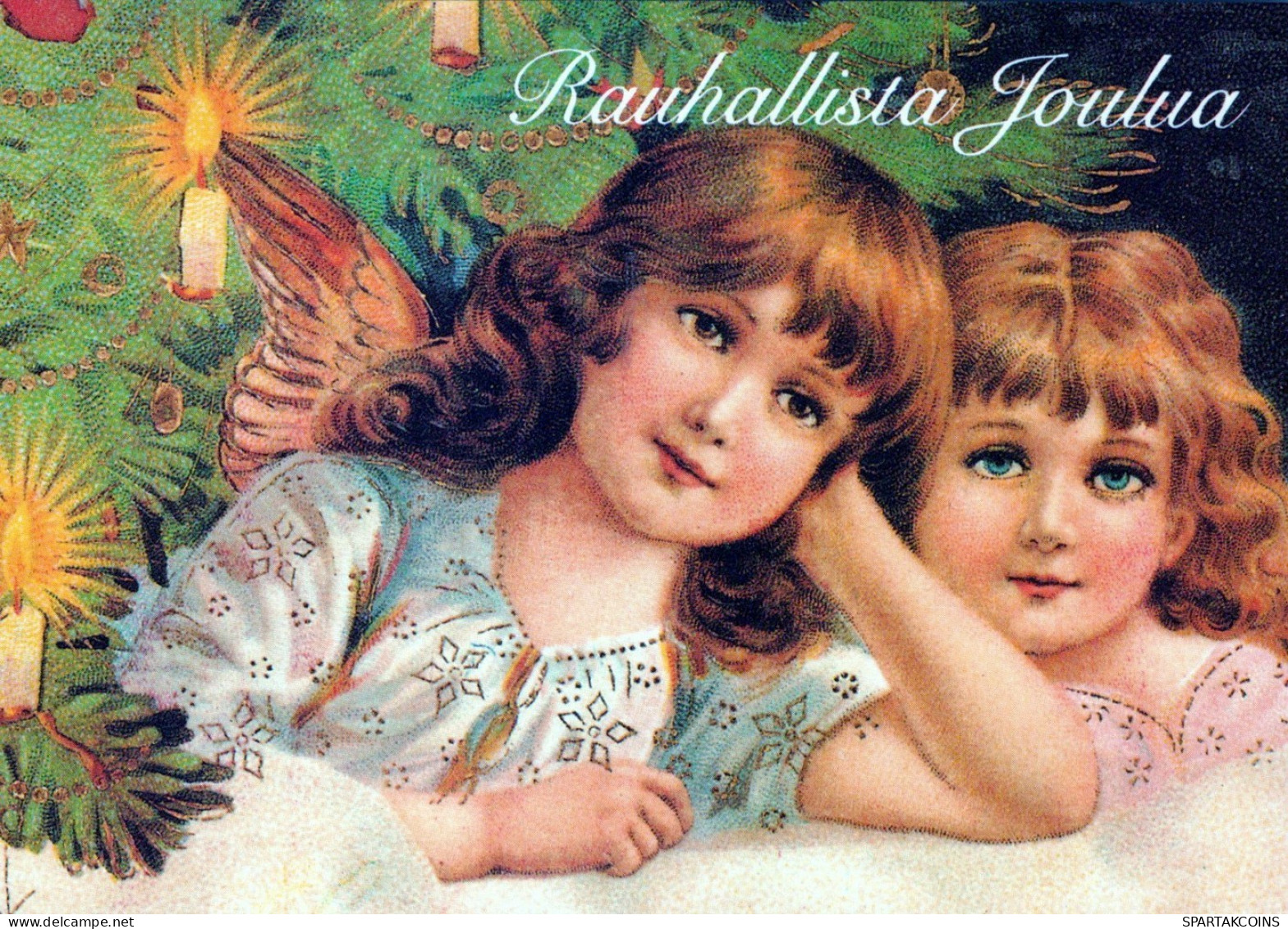 ANGEL CHRISTMAS Holidays Vintage Postcard CPSM #PAH051.GB - Anges