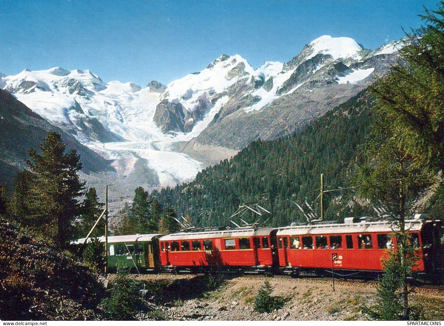 TRAIN RAILWAY Transport Vintage Postcard CPSM #PAA734.GB - Treni