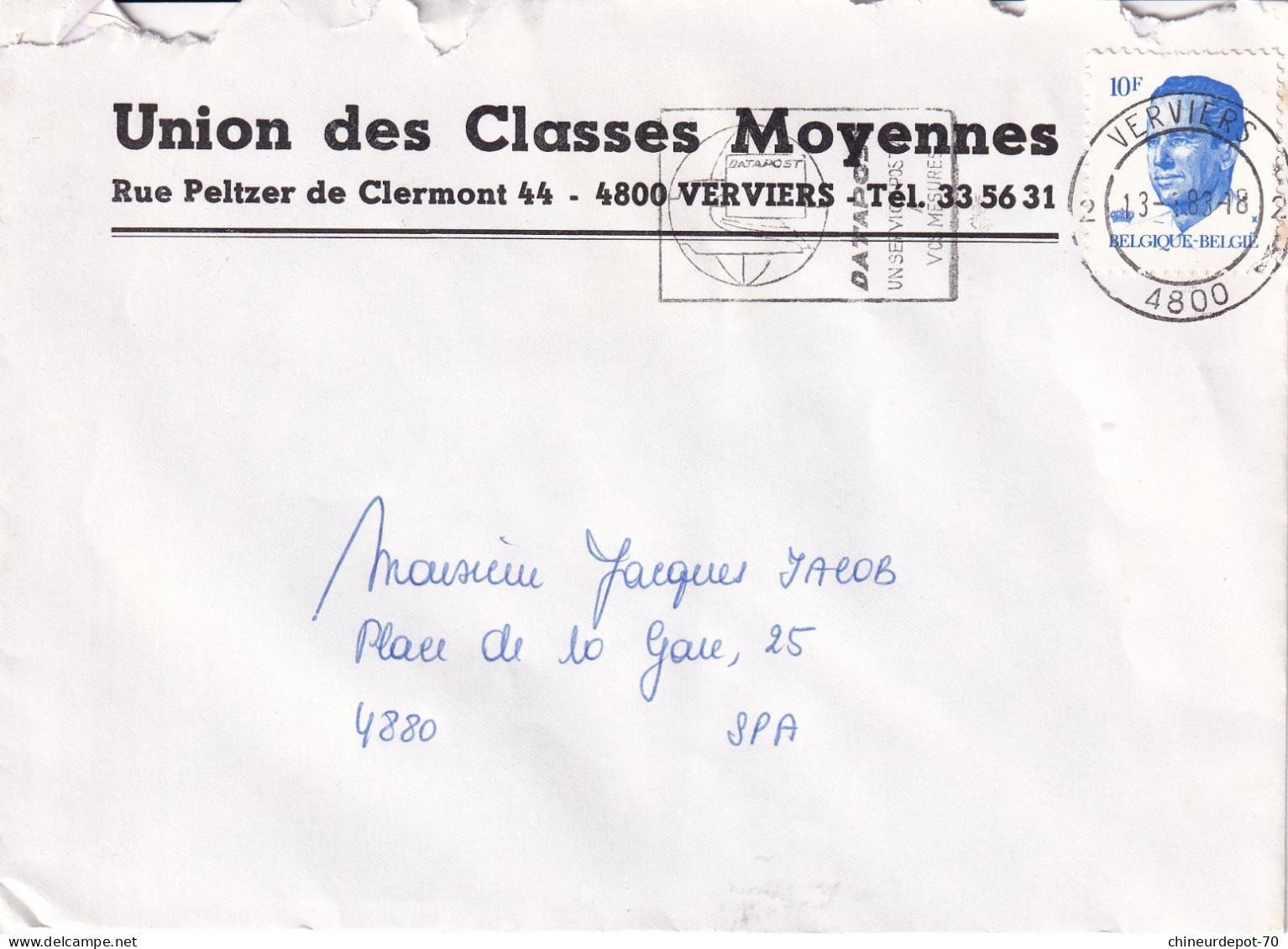 L'union Des Classes Moyennes  Verviers  Belgique - Omslagen
