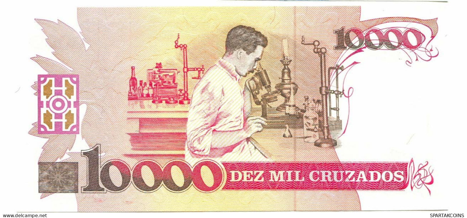 BRASIL 10000 CRUZADOS 1989 UNC Paper Money Banknote #P10884.4 - [11] Emisiones Locales