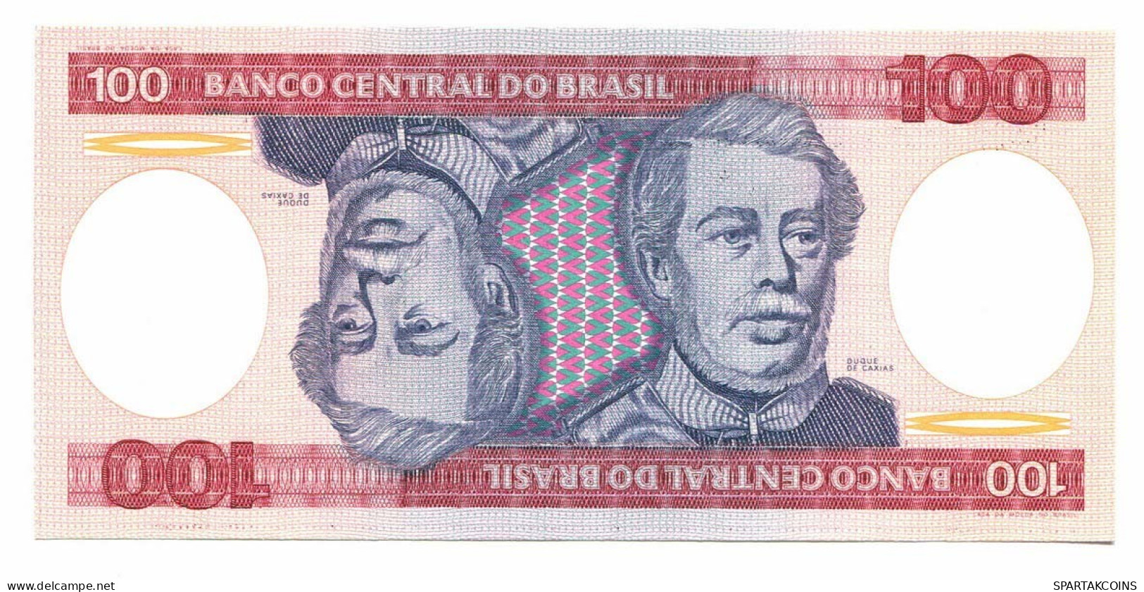 BRASIL 100 CRUZEIROS 1984 UNC Paper Money Banknote #P10853.4 - [11] Emissions Locales