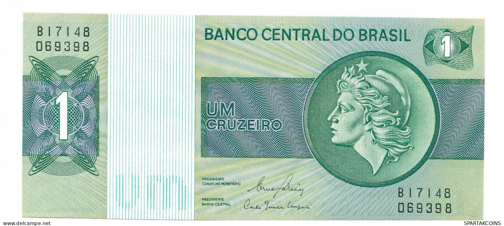 BRASIL 1 CRUZEIRO 1980 UNC Paper Money Banknote #P10826.4 - [11] Emissioni Locali