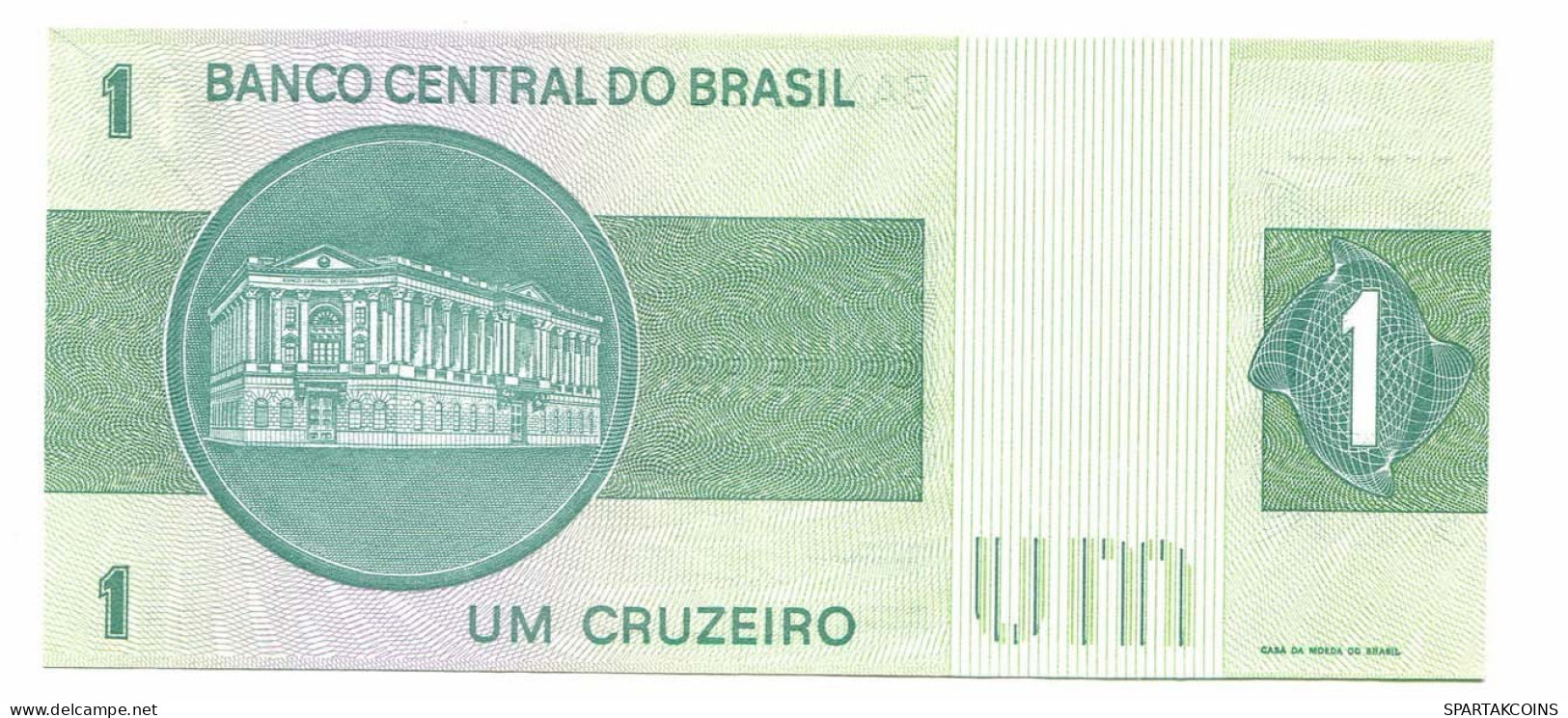 BRASIL 1 CRUZEIRO 1980 UNC Paper Money Banknote #P10826.4 - [11] Local Banknote Issues
