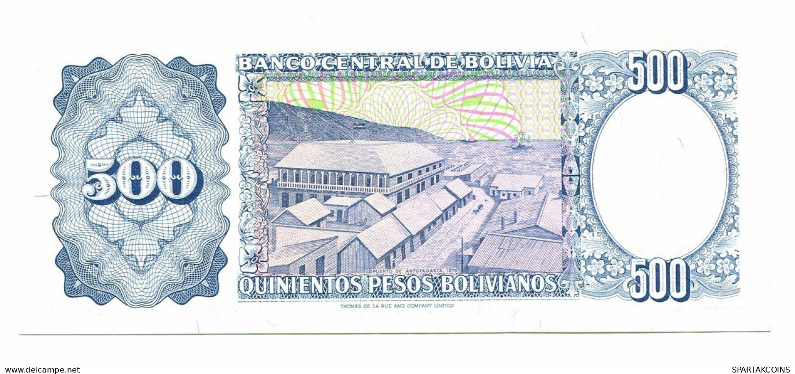 BOLIVIA 500 PESOS BOLIVIANOS 1981 SERIE C AUNC Paper Money Banknote #P10805.4 - [11] Emissioni Locali