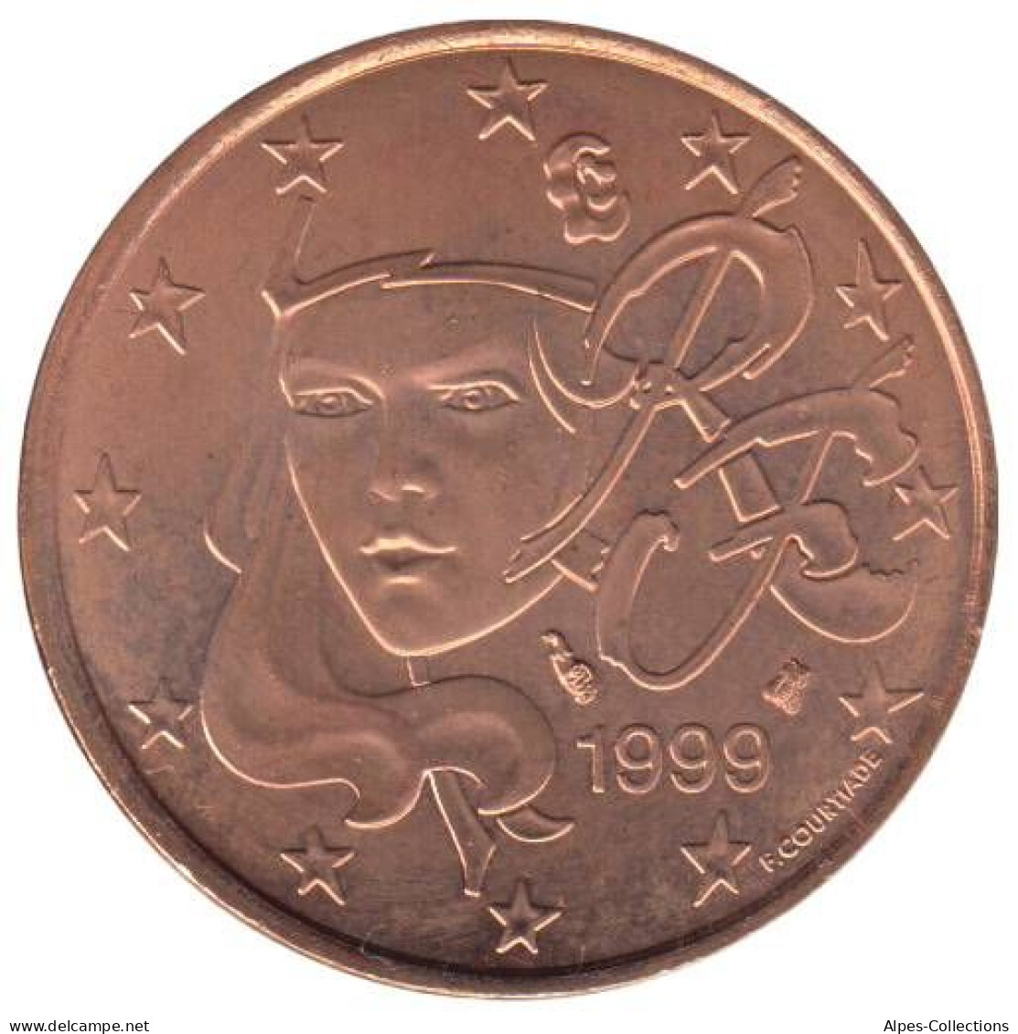 FR00599.1 - FRANCE - 5 Cents - 1999 - France