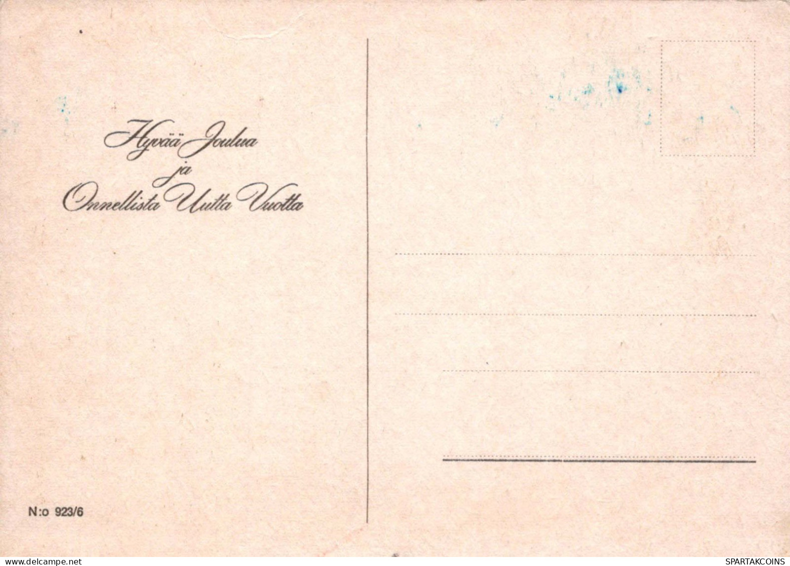 PAPÁ NOEL Feliz Año Navidad Vintage Tarjeta Postal CPSM #PBL025.ES - Santa Claus