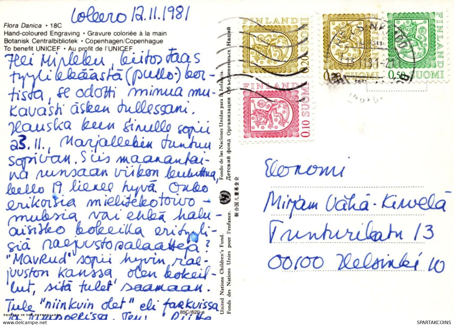 FLORES Vintage Tarjeta Postal CPSM #PAS443.ES - Fleurs